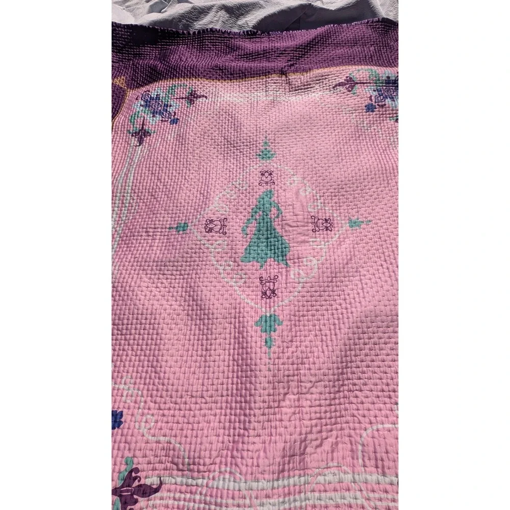 Jay Franco Disney Princess Jasmine Aladdin Quilt Comforter Magic Carpet Twin